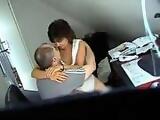 My mom and boy frend caught by hidden cam