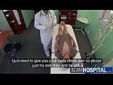 Hot brunette Edita gets fucked in the examining table by the doctor