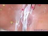 Grace Noel anally toyed after squirting creme