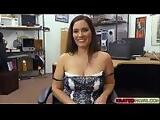 Busty Milf fuck in the pawnshop for cash