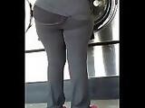 Latina fat ass working at laundromat