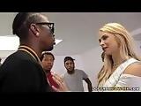 Sarah Vandella Interracial Anal Gangbang