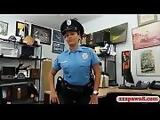 Police officer gives head and hammered by pawn keeper