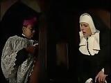 Dirty nun ass fucked by a black priest in the confessional