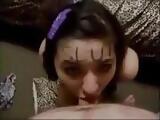 Write SLUT on her head and she gets on her knees