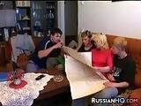 Russian Whore In A Foursome