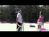 College girls tennis match turns to orgy 076