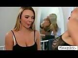 Slutty hot mom Sarah and teen Molly performs hot 69