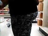 Ugly bitch wit a phat ass in leggings