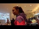 Striking czech teen gets seduced in the hypermarket and plowed in pov