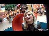 Fantastic czech nympho gets seduced in the shopping centre and poked in pov