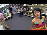 Asian pawnshop amateur gets doggystyled