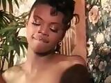 Black chick gets her pussy fingered in her stockings then fucks